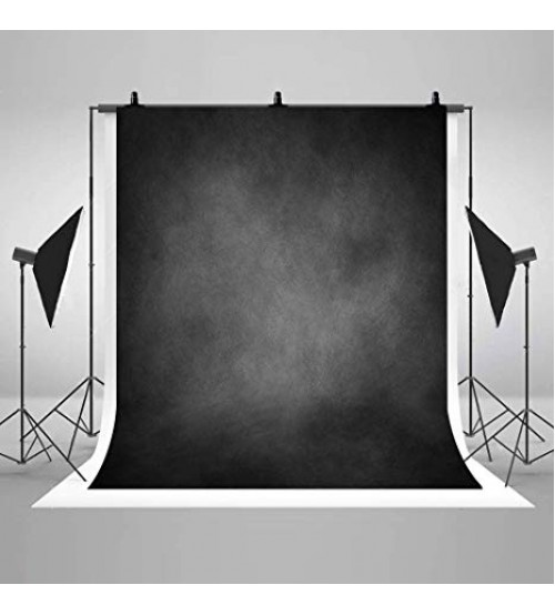 8x12 Feet Background / Backdrop for Photography, TV or Video Production, Reflector, Curtain, Black Color